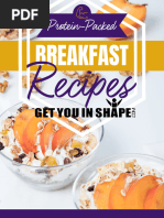 GYIS Protein Healthy Recipe Breakfasts