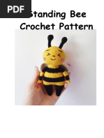 Standing Bee Crochet Pattern