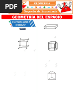 Geometria Del Espacio para Segundo Grado de Secundaria