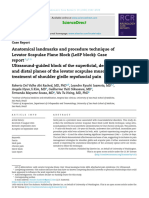 Anatomical Landmarks and Procedure Technique of Levator Scapulae Plane Block (LeSP Block)