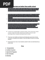 Debate For Private & Public Schools