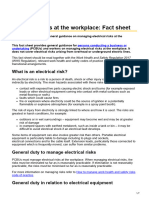 safework.nsw.gov.au-Electrical risks at the workplace Fact sheet