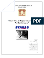 Stress and Its Impact On Employee Job Performance - Group - 2 (PHEOX)