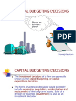 Capital Budgeting Decisions