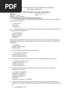 Examen de Logica Matematica 1º Cbyt A