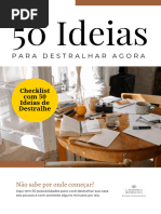 Checklist - 50 Ideias para Destralhar Agora