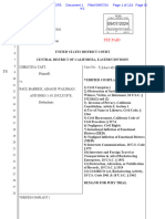 Lawsuit Against Paul Barresi & Adam Waldman Hollywood Fixers 5-24-Cv-01930-TJH-DTB