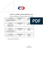 RESULT OF VACANCY ADVERTISEMENT NO. 467