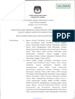 Penetapan Hasil Pemilu Anggota DPRD Kabupaten/Kota Tahun 2024 dalam Provinsi Kalimantan Barat 