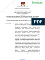 Penetapan Hasil Pemilu Anggota DPRD Kabupaten/Kota Tahun 2024 dalam Provinsi Kalimantan Tengah 