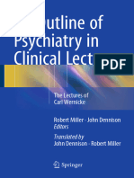 An Outline of Psychiatry in Clinical Lectures