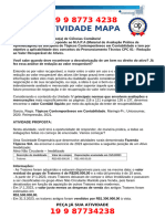 QUESTÃO 1 Olá, acadêmico(a) de Ciências Contábeis! A atividade proposta corresponde ao M.A.P.A (Material de Avaliação Prática de Aprendizagem) da disciplina de Tópicos Contemporâneos em Contabilidade e tem por objetivo a aplicabilidade dos conceitos do Pronunciamento Técnico CPC 01 - Redução ao Valor Recuperável de Ativos.  Você sabe quando deve reconhecer a desvalorização de um bem ou direito do ativo? Já fez essa análise de redução ao valor recuperável?  Entende-se por valor recuperável, o maior entre o valor em uso e o valor justo. A ideia da redução ao valor recuperável dos ativos (de longo prazo) tem como objetivo tornar a informação sobre eles mais próxima da realidade quando considerados os aspectos de sua negociação e de sua recuperação, ou seja, a ideia é que o bem ou o direito não esteja indevidamente avaliado e mensurado por valor superior àquele que será obtido em um futuro processo de negociação e de recuperação do valor nele investido.  Considerando o conteúdo da Unidade 