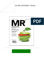 Download full Test Bank for MR, 2nd Edition : Brown all chapters