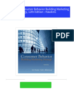 Test Bank For Consumer Behavior Building Marketing Strategy, 12th Edition: Hawkins