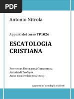 Escatologia 2012-2013