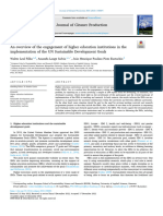 An Overview of the Engagement of Higher Educations Institutions in the Implementation of the UN SDGs