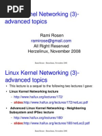 IPv6 in The Linux Kernel by Rami Rosen