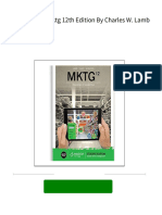 [FREE PDF sample] Test Bank For Mktg 12th Edition By Charles W. Lamb ebooks