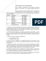 Paráctica de Libro Diario de Contabilidad Tarea