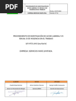 Procedimiento de Investigacion de Acoso Laboral y o Sexual o de Violencia en El Trabajo Ley Karin