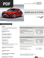 Audi A4 2.0 TFSi