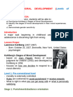 Lesson 6 The Stages of Moral Development EDITED