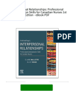 Interpersonal Relationships: Professional Communication Skills For Canadian Nurses 1st Edtion - Ebook PDF All Chapter Instant Download