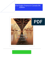 Get Solution Manual for Public Finance in Canada 5th Edition free all chapters