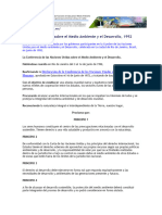 Declaracion de Rio Sobre Medio Ambiente