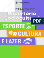 Coletânea de Repertório Sociocultural - Esporte, Cultura e Lazer