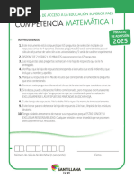 IV° PAES Matematica 1 - 26.09