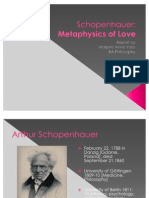 Schopenhauer - Metaphysics of Love