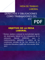 DERECHOS Y OBLIGACIONES COMO TRABAJADORES DEL ESTADO