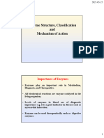 Ennzyme Structure, Classification and Mechanism of Action