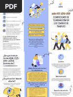 Triptico Salud y en El Trabajo.