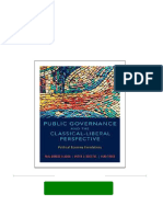 Public Governance and The Classical-Liberal Perspective: Political Economy Foundations Aligică 2024 Scribd Download