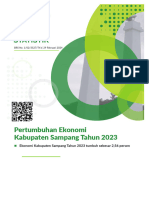 Pertumbuhan Ekonomi Kabupaten Sampang Tahun 2023