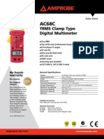 Amprobe AC68C Sheet