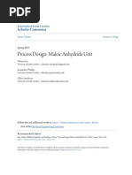 Process Design - Maleic Anhydride Unit