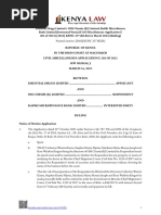 Essential Drugs Limited V OSS Chemie (K) Limited (Civil Miscellaneous Application E 202 of 2021) (2022) KEHC 237 (KLR)