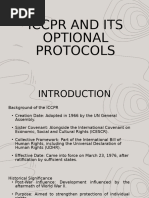 Iccpr and Its Optional Protocols