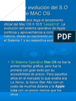 HItoria y Evolucion de MAC OS