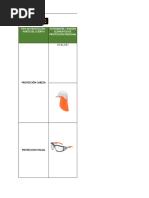 Matriz de Elementos de Proteccion Personal.
