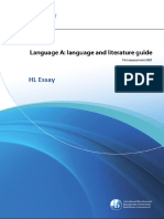 IBDP Language A HL Essay Guide