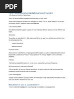 Factors Influencing Planning of Photogrammetric Project