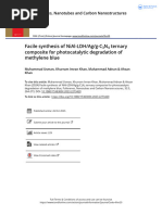 Facile Synthesis of NiAl-LDH Ag g-C3N4 Ternary Composite For Photocatalytic Degradation of Methylene Blue