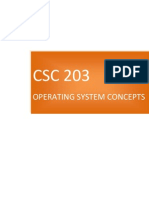 CSC203 - Operating System Concepts