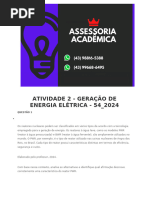 Atividade 2 - Geração de Energia Elétrica - 54 - 2024