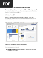 Power BI Interview Question HJK