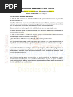 Plan Nutricional para Una Persona Con Diabetis